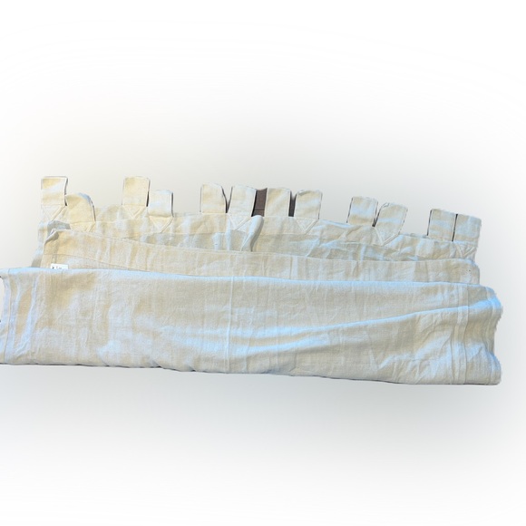 2 Pier1 Imports cotton loop curtains - Picture 5 of 11